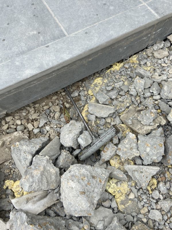 pump-house slab edge and exposed voided subbase (image 3)