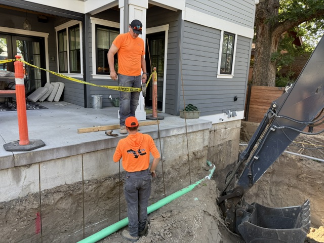 basement-addition excavation and chemical-shoring work (image 3)