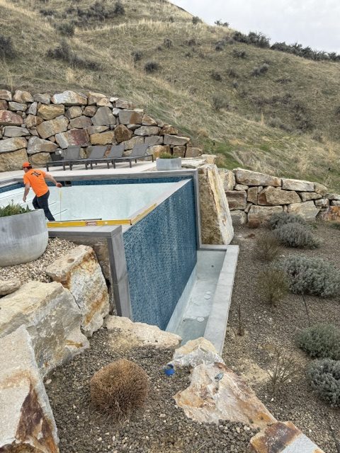 home and negative-edge pool stabilization work (image 1)