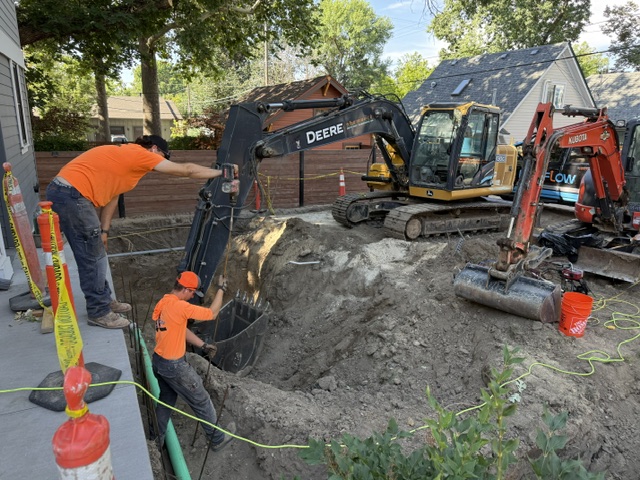 basement-addition excavation and chemical-shoring work (image 7)