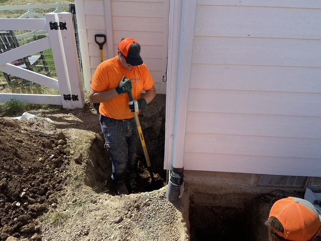 house foundation excavation and push-pier work (image 6)