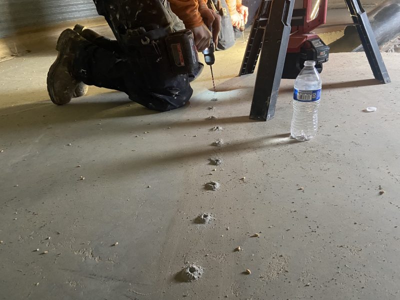 grain-silo concrete crack and pressure-grouting work (image 3)