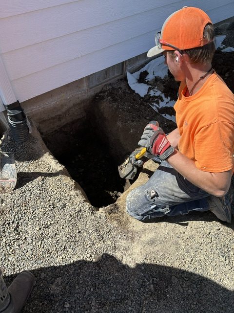 house foundation excavation and push-pier work (image 7)