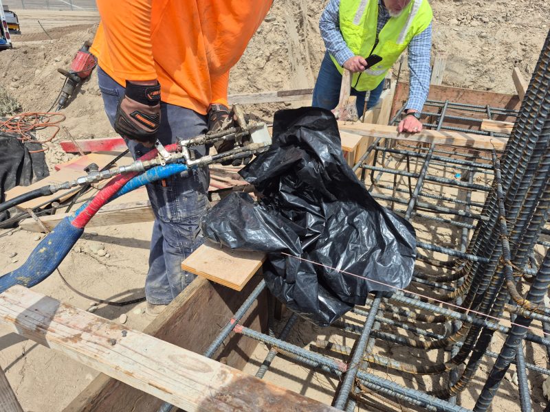bridge-abutment rebar and subgrade injection work (image 3)