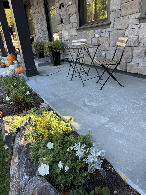 settled front porch at remodeled home (image 2)